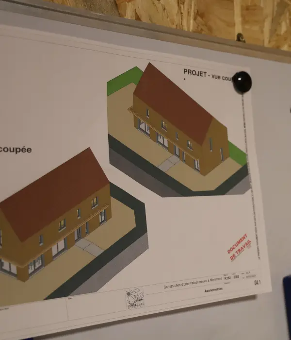impression du projet 3D au bureau d'étude de Audomar'Bois à Saint-omer (62)