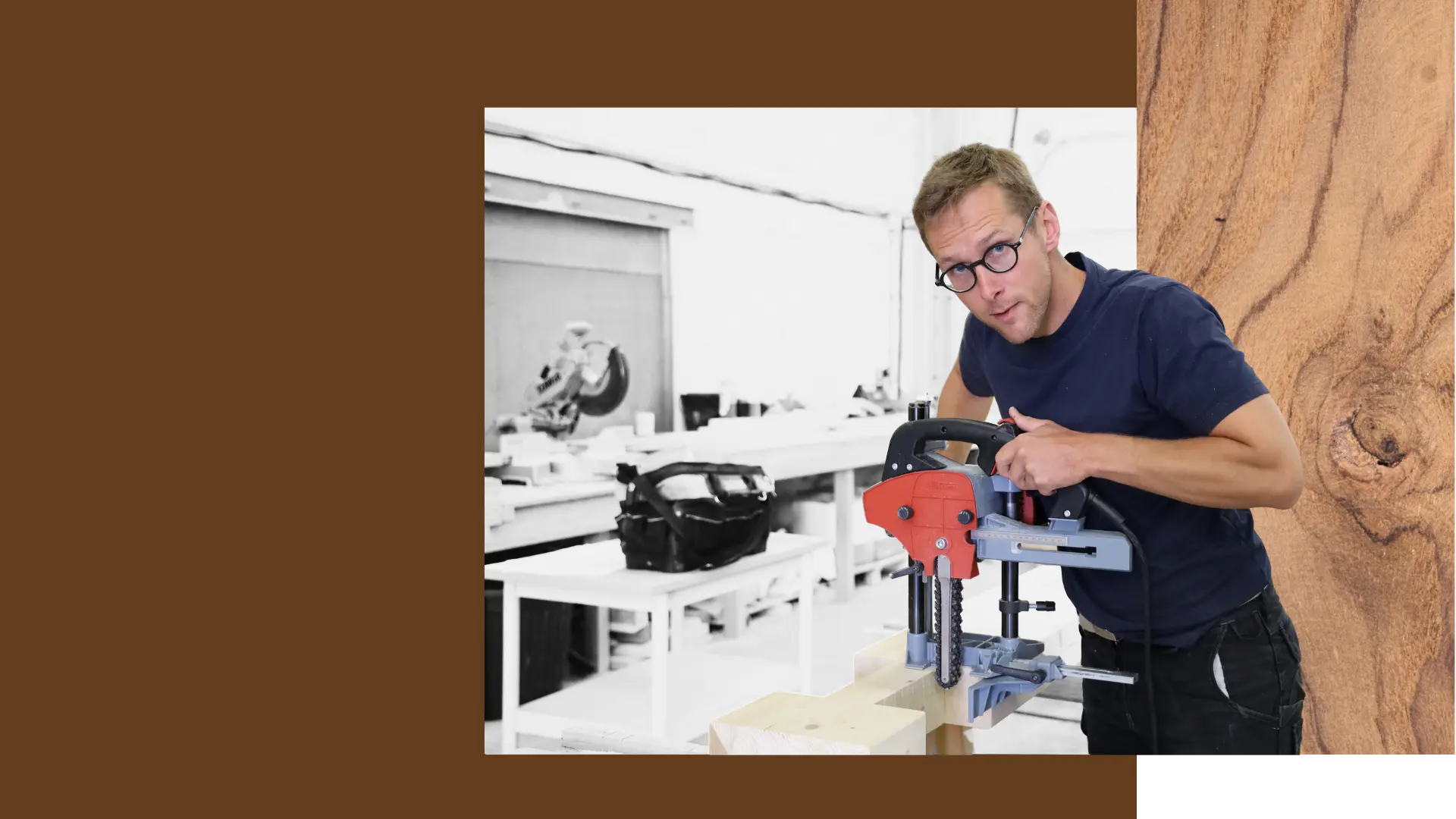 Jean-François, charpentier, responsable de Audomar'Bois