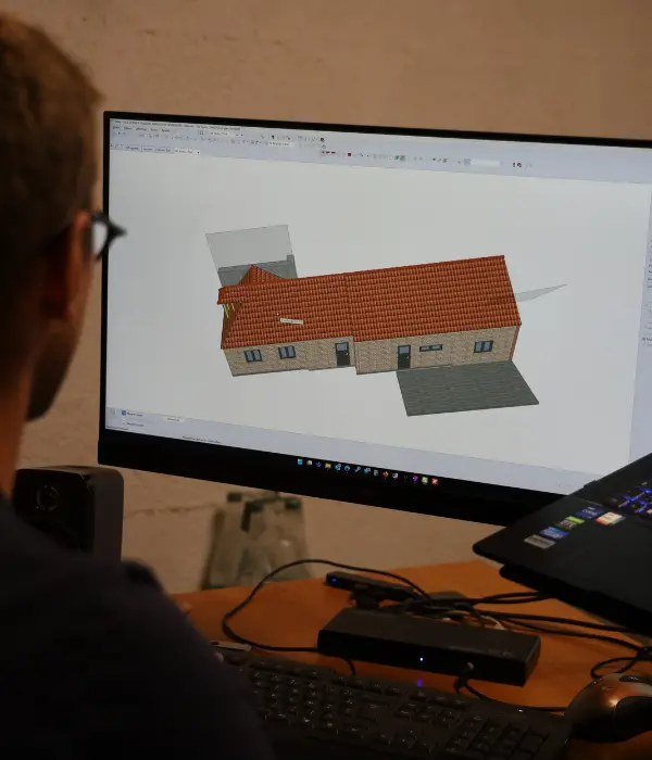 autre vue 3D d'une couverture au bureau d'étude de Audomar'Bois à Saint-omer (62)