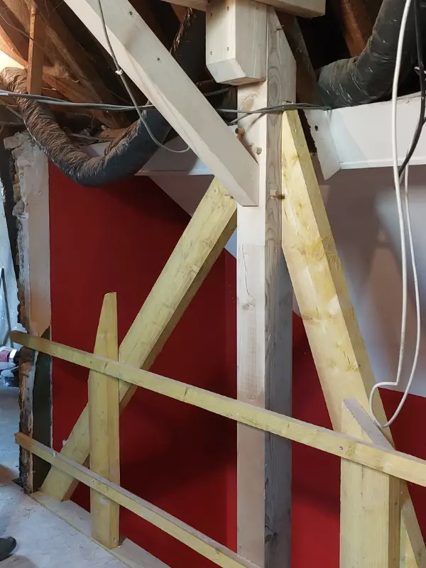 rénovation d'une charpente à Saint-Omer, par Audomar'Bois