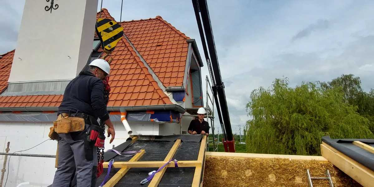 installation-charpente-audomarbois installation d'une charpente en bois à Saint-Omer