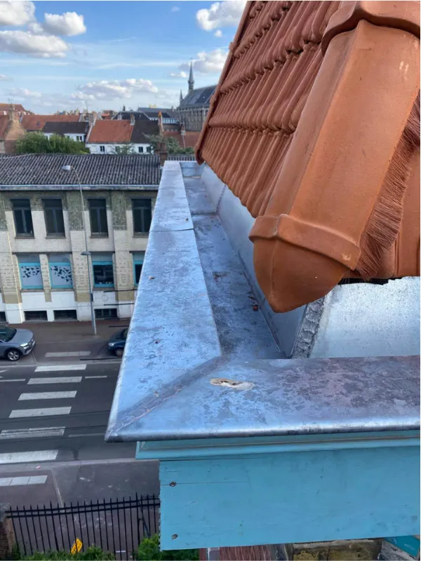 rénovation de la zinguerie de la villa Marguerite à Saint-Omer (62)